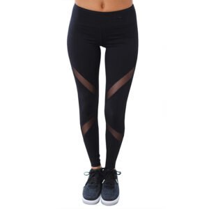 Women's Mesh-Paneled Leggings