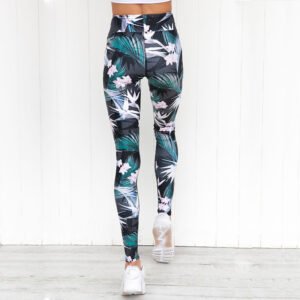 Women's Floral Patterned Sport Leggings