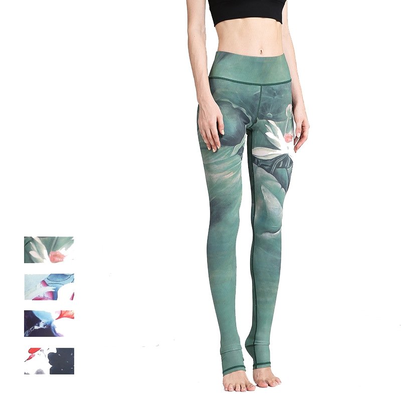 1078-66ba44969ca2565d7974e2fc68bd7455.jpeg Elastic Printed Women's Yoga Leggings