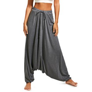 Loose Women Yoga Bottoms with Drawstring