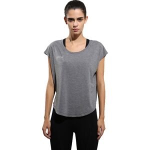 Women's Loose Style Solid Color Yoga T-Shirt