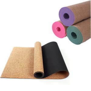 Two Layer Cork Yoga Mat