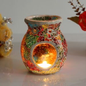 Shop Colorful Mosaic Glass Aromatherapy Lamp