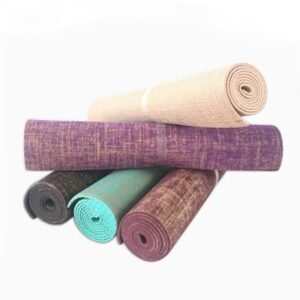 Thick Natural Linen Coated Yoga Mat