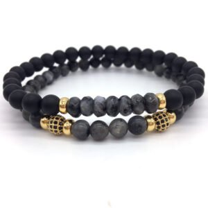 Natural Stone Beads Men's Bracelet
