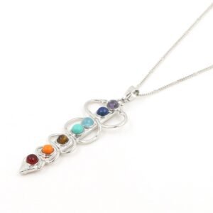 Shop Charming Jeweled Seven Chakras Women's Pendant