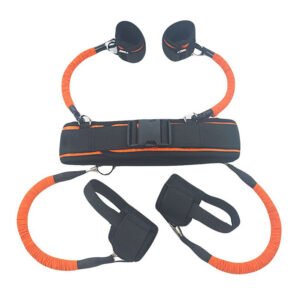 Waist Mounted Arms and Legs Resistance Bands Kit