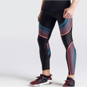 Striped Printed Sport Men's Leggings
