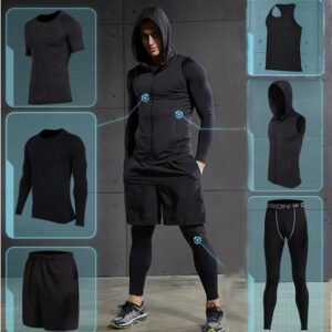 Quick Dry Men's Compression Sportswear Sets