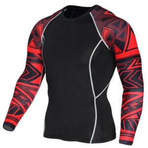 Men's Long Sleeve Yoga Sport T-Shirt