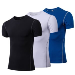Shop Comfortable Quick Drying Compressive Sports Men's T-Shirt